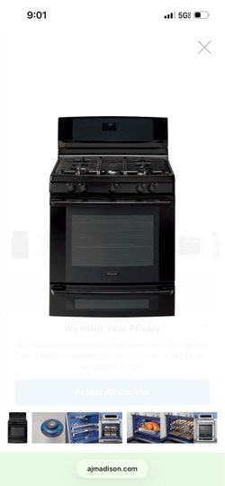 Electrolux Black Freestanding Gas Range