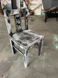 Rustic Farmhouse Kids Custom Chair