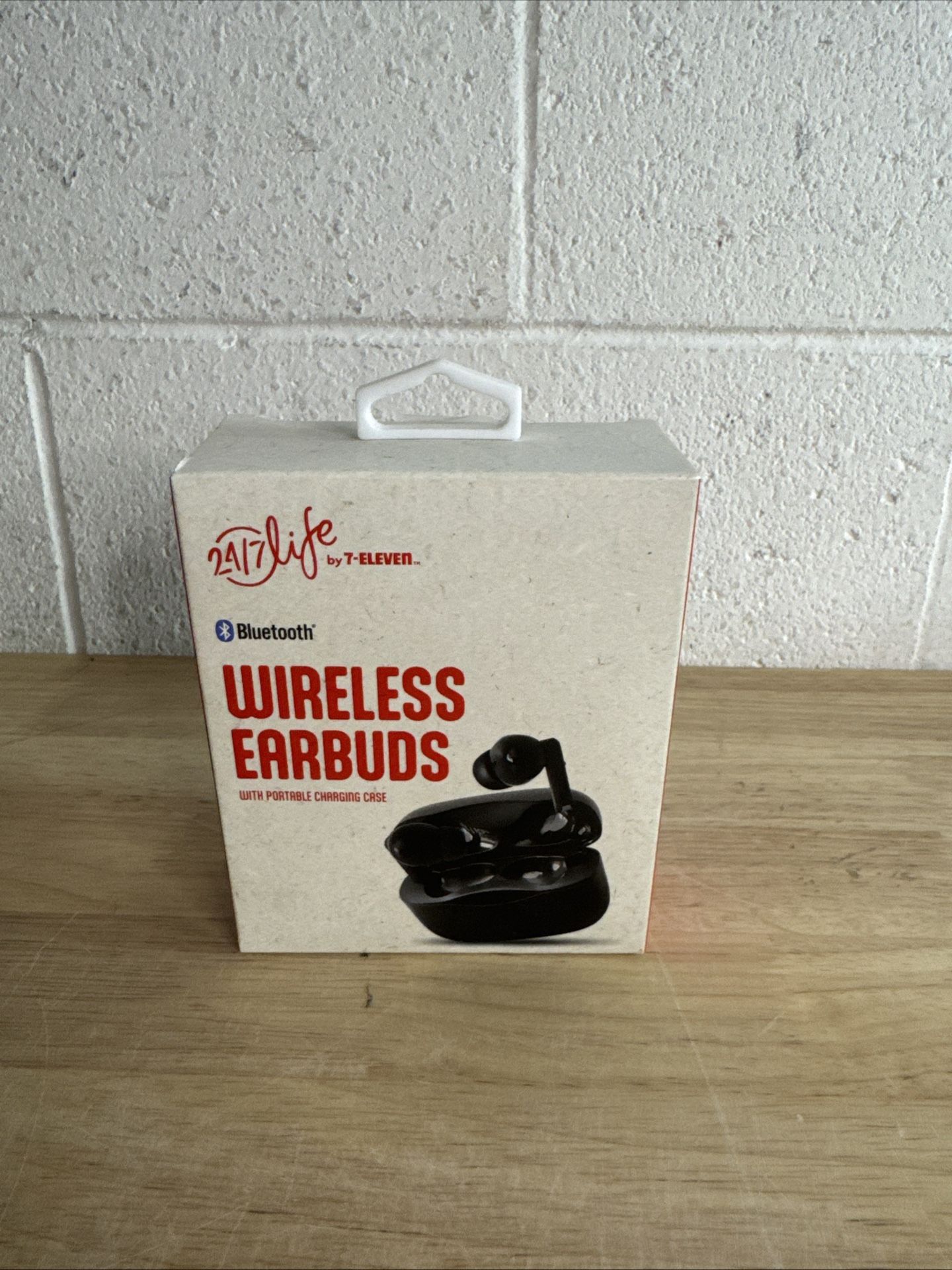 24/7 Life Wireless Earbuds - With Portable Charging Case.Brand New In Sealed Box