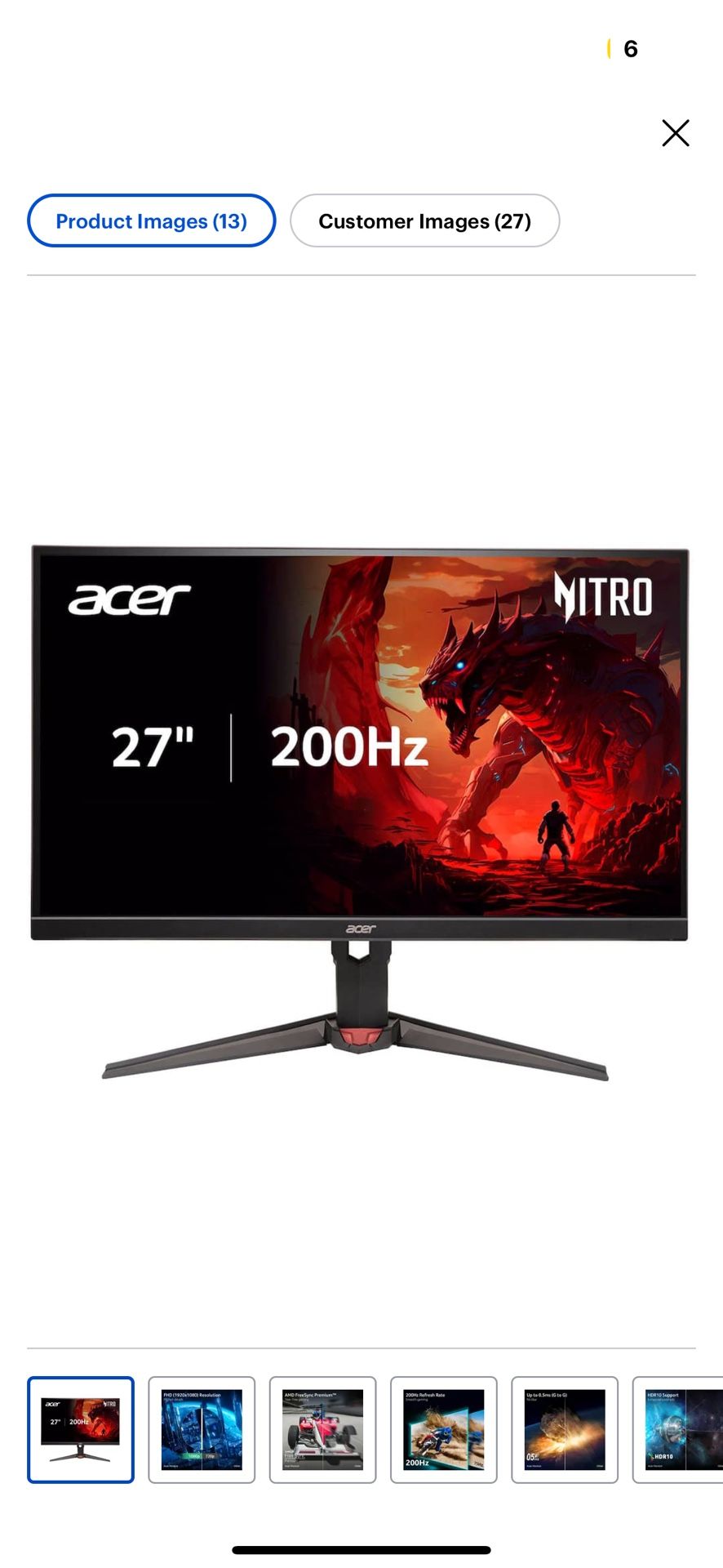 Gaming Monitor 200hz