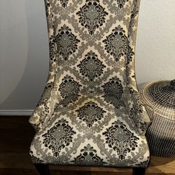 Wingback Paisley Chair