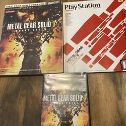 Metal Gear Solid 3 Bundle Ps2 Strategy Guide And Official Magazine