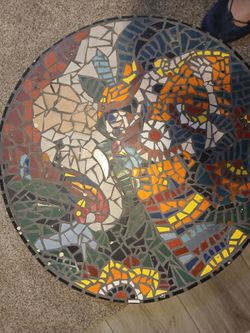 Cement  mosaic