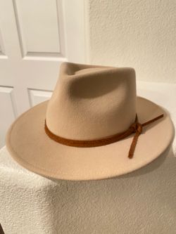 100% Wool brown hat