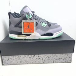 Jordan Retro 4 Green Glow Shoes 205118/12