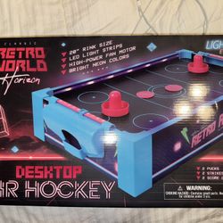 Mini Retro World Desktop Air Hockey