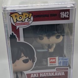 Funko Pop! Chainsaw Man Aki Hayakawa 5k Piece Anime Expo Con Sticker