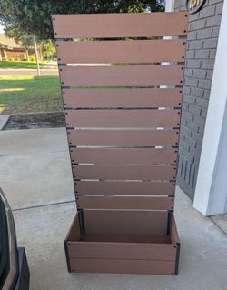 NEW Outsunny 59" Tall Raised Garden w/ Trellis