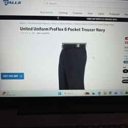 Police Pants Proflex 6 Pockets Navy 