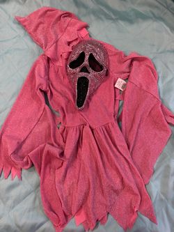 Scream girls size 7/8 Pink Ghost Face costume