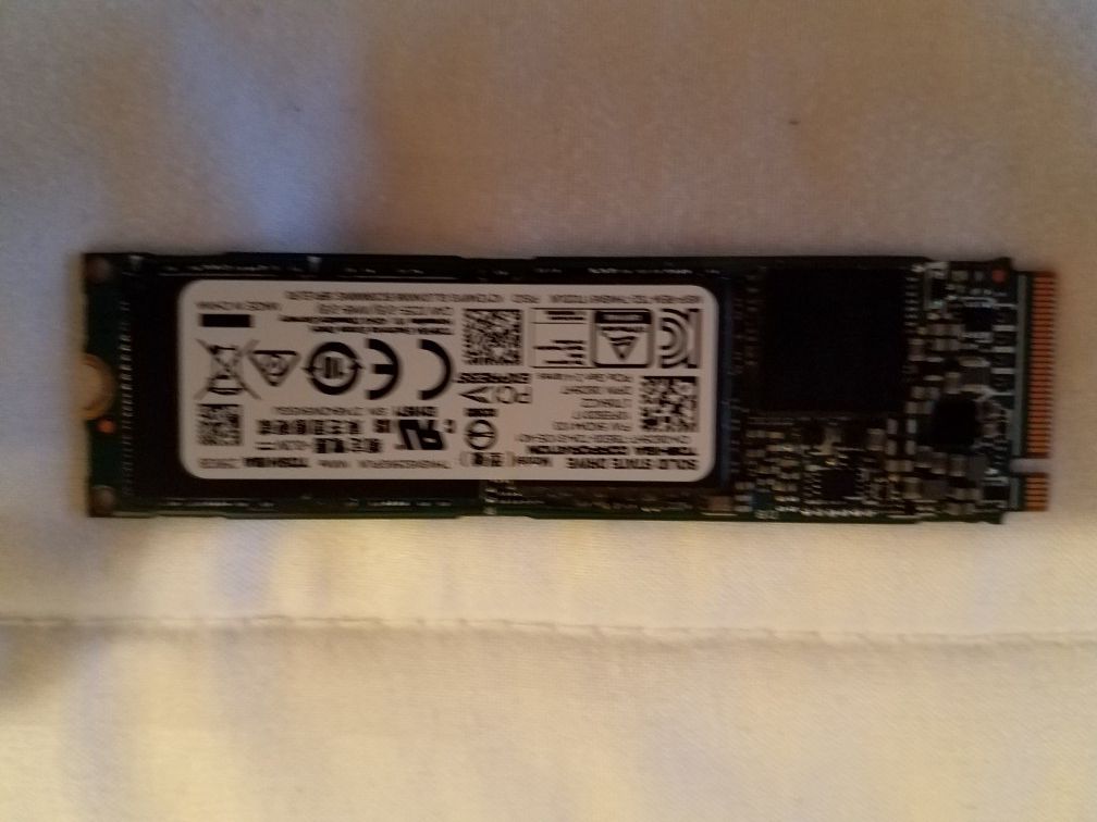 Toshiba 256GB M.2 2280 SSD NVMe PCIe - Model # THNSN5256GPUK - Tested & Working