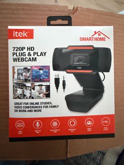 ITEK 720P HD PLUG & PLAY WEBCAM