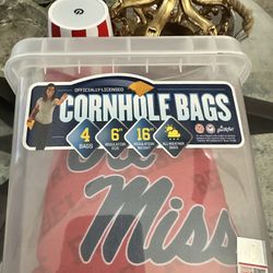 Ole Miss Cornhole Bags - Set Of 4