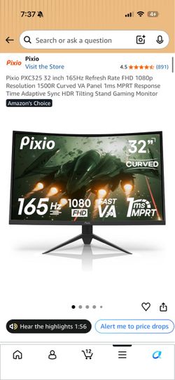 Used 32” Curved Monitor
