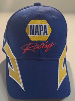 Vintage NAPA Racing Michael Waltrip #55 Toyota Hat Blue Yellow Adjustable Cap