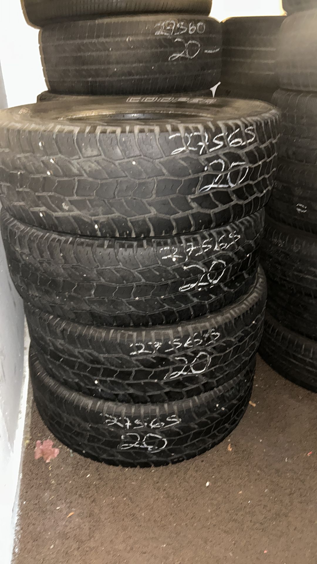 Set of LT 275/65/20 Cooper