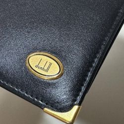 Dunhill Billfold Black Leather Wallet 