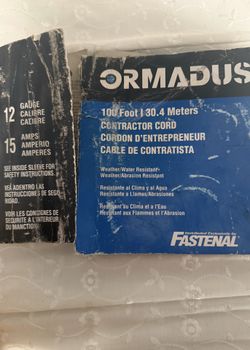 Ormadus 100ft extension cord