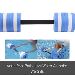  Aqua Pool Barbell for Water Aerobics Weights