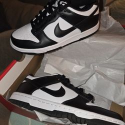 3.5 Youth Nike Dunk Low White/Black Shoes