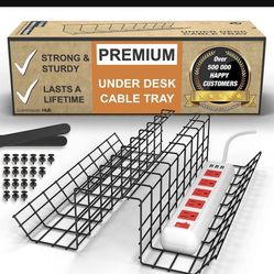 New Under Desk Cable Management Tray