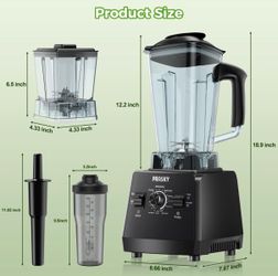 PRASKY Professional Blender BK-688 – 68oz / 2L – Open Box New – $35