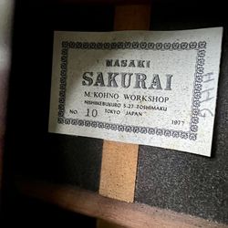 Masaki Sakurai no.10, 1977