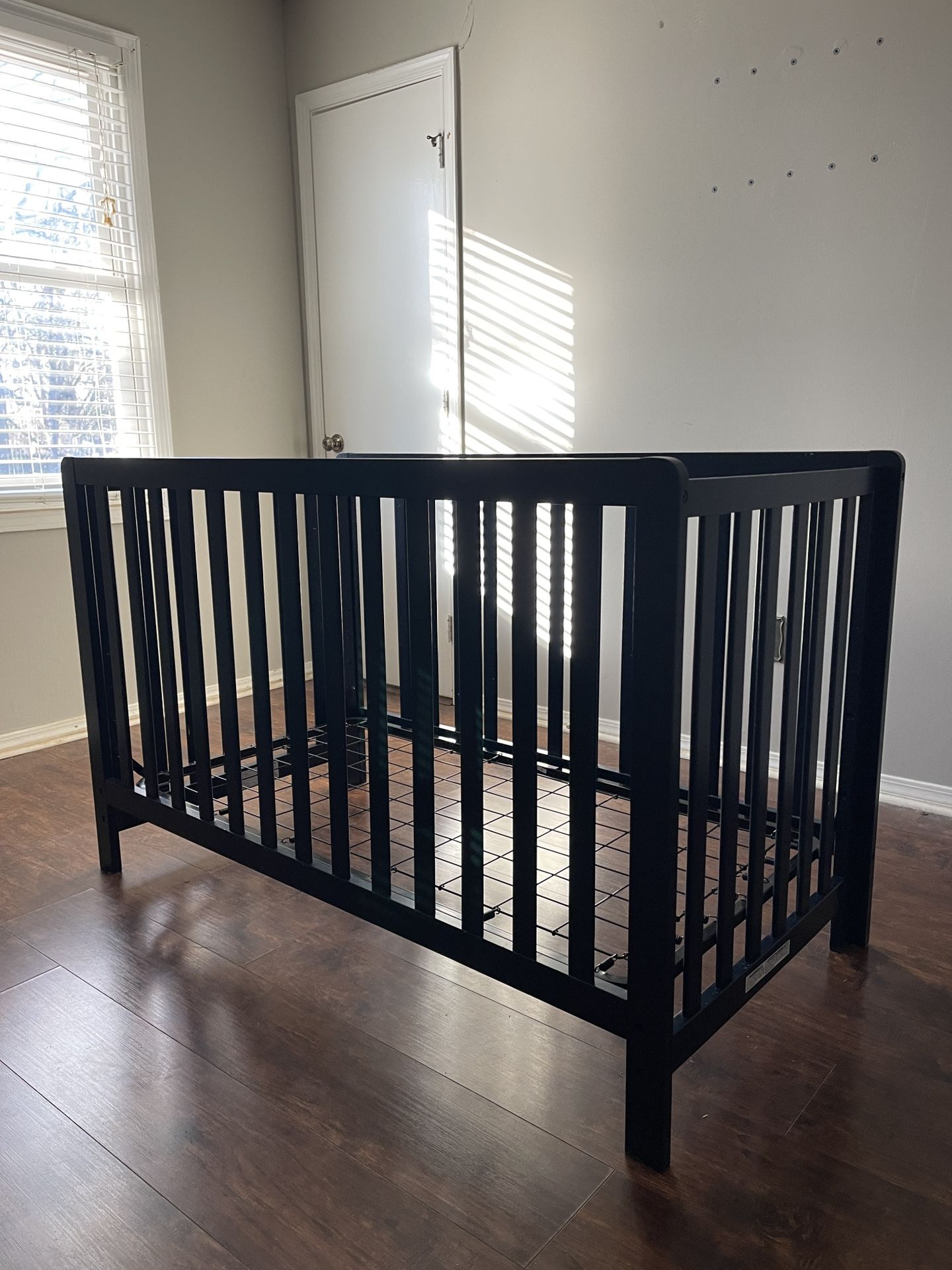 Navy Blue Baby Crib 