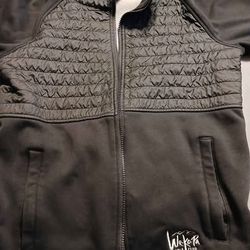 Under Armour ColdGear Fitted Full Zip Jacket Large Black We-Ko-Pa Golf Club
