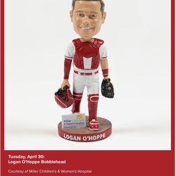 angels baseball Logan O’Hoppe bobblehead doll - NEW in box