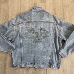 Vintage Biker Mice From Mars Denim Jacket Men’s Size Large Made In The USA 