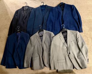 Designer Blazers Sport Coats - Size 50R / Kenneth Cole / Ralph Lauren / Crown & Ivy