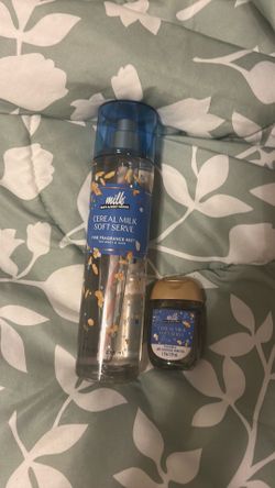 cereal milk soft server bath and body works body mist + pocketbac