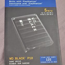 WD Black P10 5TB Drive BNIB PS4/PS5/PC/Phones