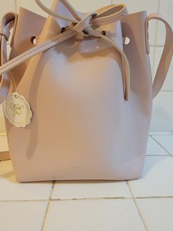 Mansur Gavriel Light Pink Mini Mini Bucket Bag