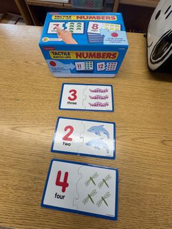 Lakeshore Tactile Numbers Puzzle