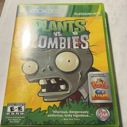 Plants Vs Zombies Xbox 360 