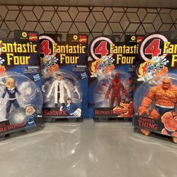 Marvel Legends Retro Collection Fantastic Four Lot