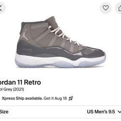 Jordan 11 Cool Gray