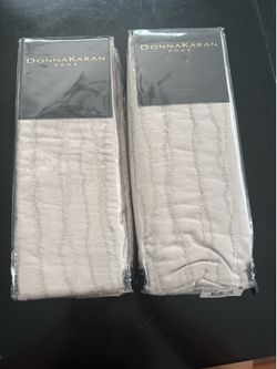 2 brand new Donna Karen, Luna pillow shams