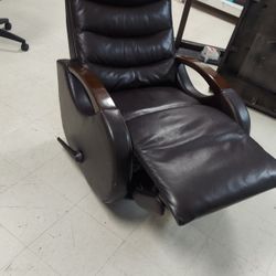 Brown Leather Recliner 
