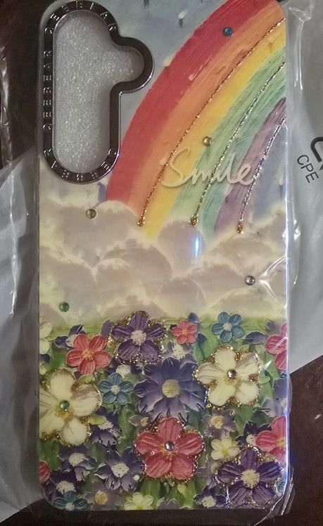 Smile Colorful Rainbow Flower S24 + Plus Case