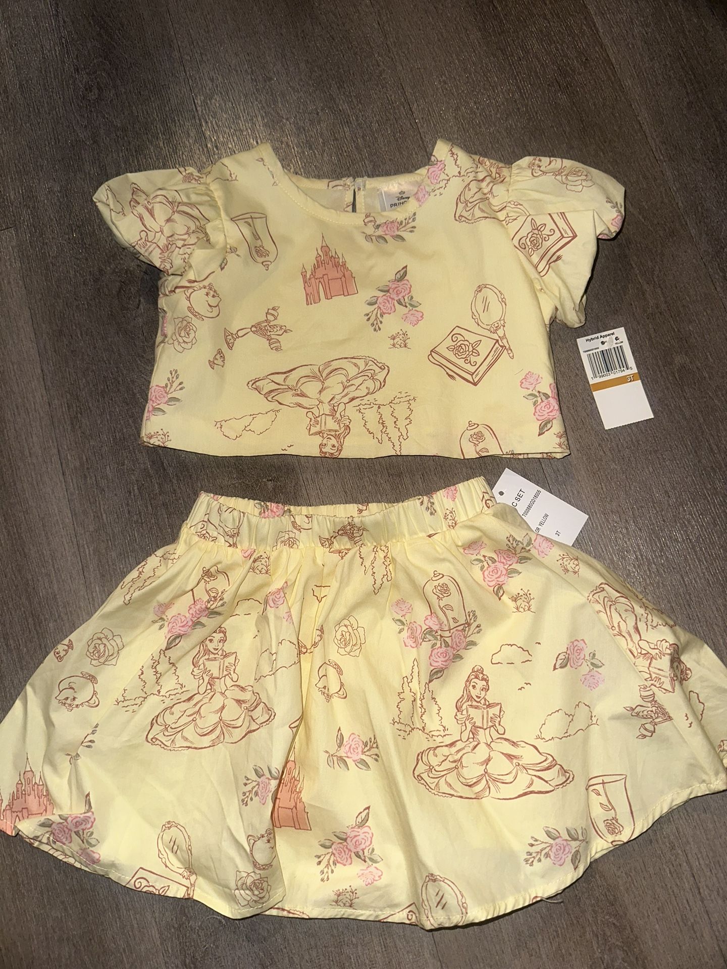 Disney Princess 2-Piece Belle's Yellow Outfit