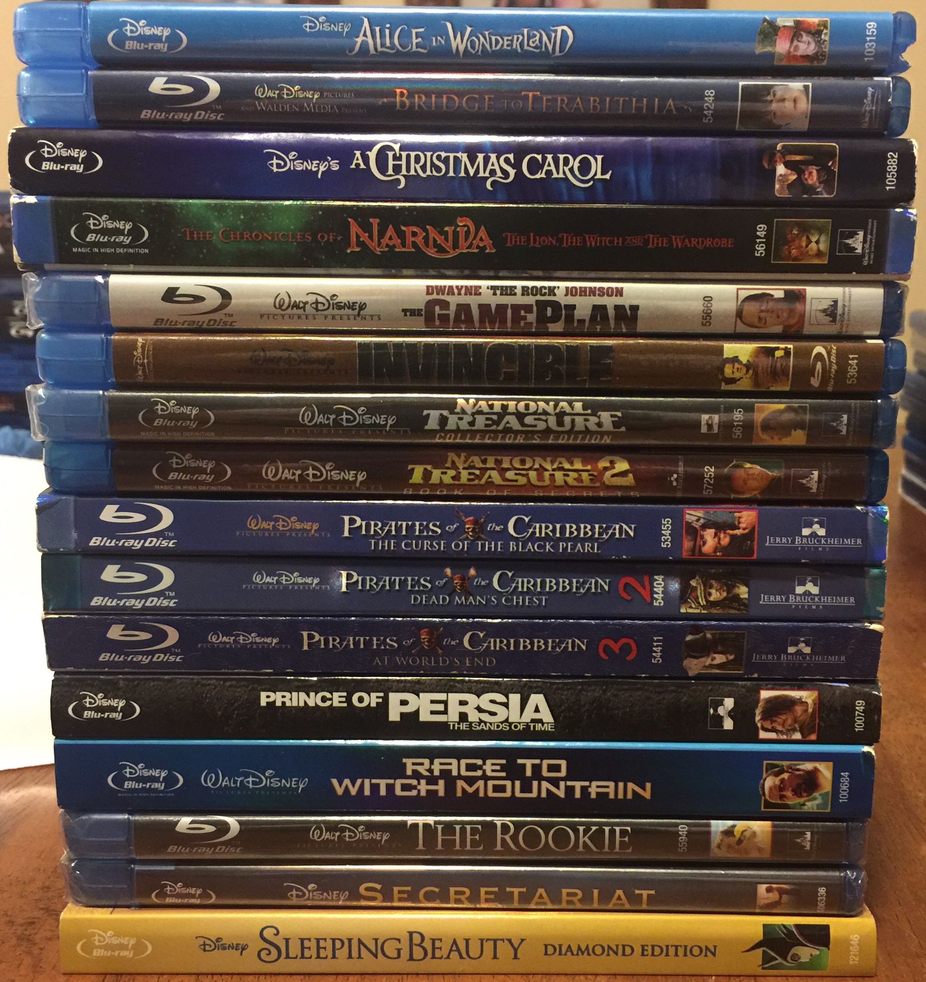 Like new Blu-Ray DVD’s (Disney, Marvel, and More)