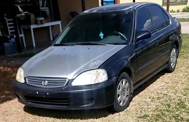 1997 black Honda Civic Dx Trunk Lid . May also fit 96-00 Pick up only.  Obo