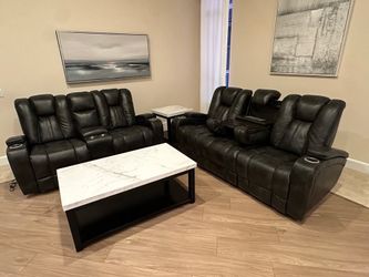 Kane's Living Room Set (2 Couches + Coffee table + Side Table)