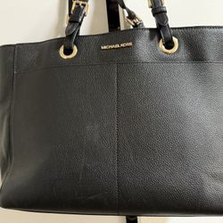 Michael Kors Black Tote Shoulder Bag