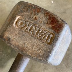 Vintage Ivanko 40 Lbs Dumbbell 
