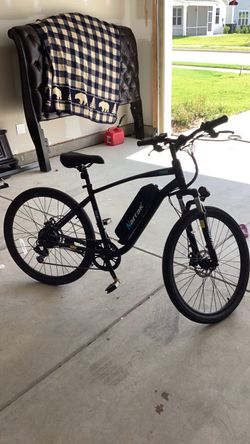 Narrak electric mountain bike. Top speed 25 mph