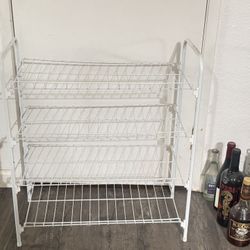 White Metal Rack 